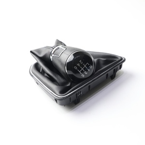 Palanca de Cambios Manual de Cuero PU Negro para Caddy 4 IV MK4 2015-2019 MT, 5/6 Velocidades - Product Image 5