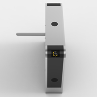 Tourniquet automatique à trois bras avec lecteur de carte IC, en acier inoxydable, indice de protection IP66, anti-évasion, pour gymnases