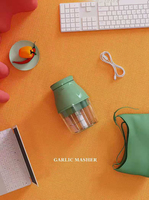 High Quality 45W 100ML 250ML Rechargeable Portable Vegetable Cutter Chopper Mini Garlic Food Chopper