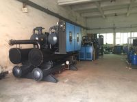 Refroidisseur industriel à vis Naser 160HP, double compresseurs, réfrigérant R-410A, pompe à aubes, refroidissement par eau, système de refroidissement haute efficacité