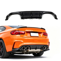 Diffuseur arrière en fibre de carbone véritable style MP, lèvre de pare-chocs arrière en fibre de carbone pour BMW F80 M3 F82 F83 M4 2015 et plus