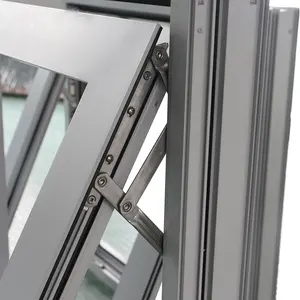 Arc personnalisé de haute qualité, fenêtres en aluminium ouvert et portes coulissantes