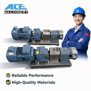 High Viscosity Sugar Syrup or Liquids With Solid Particles Lobe Transfer Vertical Turbine Hand Rotary Oil Pump - Product Image 3