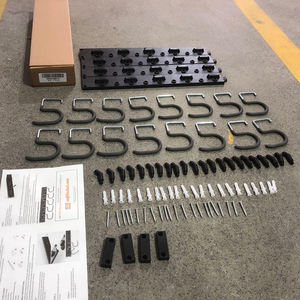 スペースセービングフックキット-ガレージ整理およびクローゼットソリューション用の収納ケース付きコンプリートセット - Product Image 2