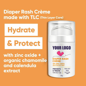 Crema per irritazioni da pannolino per neonati, contenente 10% di ossido di zinco, adatta per pelli sensibili, previene, lenisce e cura le irritazioni da pannolino (MOQ 1500 pezzi) - Product Image 2