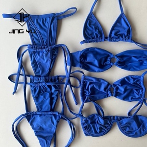 Traje de Baño de Mujer con Diseño de Fábrica, Estampado Texturizado, OEM, Traje de Baño de Poliéster Ecológico - Product Image 3
