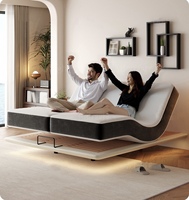 Matelas électrique intelligent de luxe à sections séparées, levage entièrement automatique, massage par vibration, zéro gravité pour chambres à coucher