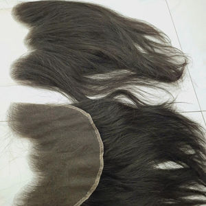 Vente en gros de cheveux humains vietnamiens droits et courts Lagos délié HD 13x4 perruque de cheveux bruts vierges 200% Machine à dentelle sans colle - Product Image 1