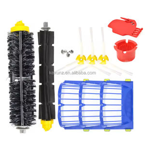 <span class=keywords><strong>Kit</strong></span> d'outils de nettoyage pour aspirateur robot iRobot <span class=keywords><strong>Roomba</strong></span> séries <span class=keywords><strong>600</strong></span>, 610, 620, 650 : filtre HEPA, brosse principale, brosse latérale - Product Image 1