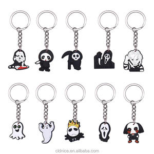 Bonito llavero películas <span class=keywords><strong>de</strong></span> <span class=keywords><strong>terror</strong></span> figura <span class=keywords><strong>de</strong></span> dibujos animados llaveros divertidos llaveros baratija para hombres niño regalo <span class=keywords><strong>de</strong></span> Halloween colgante personalizado al por mayor - Product Image 1