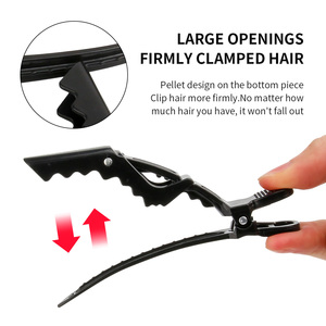 Artículo popular Peluquería Especial Permanente Color del cabello Área de posicionamiento Clip de modelado Color del cabello Pinza de cocodrilo Pinza de pico de pato - Product Image 3