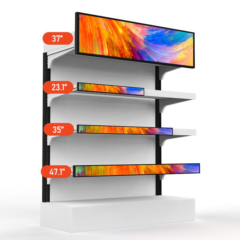 CH 23,1 Android коммерческий Торговый Центр Плакат растянутый бар Lcd Digital Signage рекламный экран для бизнес-магазина