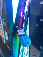 Simulateur de boxe électronique intérieur à jetons jeu de rachat de poinçon avec distributeur automatique de paiement de pièces pour gants de boxe