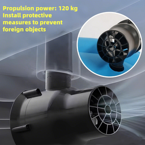 <span class=keywords><strong>Moto</strong></span> Acuática Inflable Eléctrica, Juguete Acuático Seguro con Propulsor Eléctrico, Embarcación Inflable para Lago o Piscina - Product Image 4