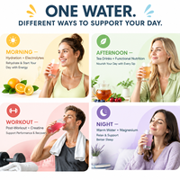 OEM ODM Électrolytes pour l'entraînement, Créatine, Magnésium, Soutien au sommeil, Boisson quotidienne d'hydratation fonctionnelle 4-en-1