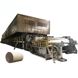 waste paper paperboard recycling plant used kraft paper machine
