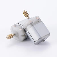 Moteur CC 12V 24V FC-280 avec engrenage à vis sans fin, double arbre, à balais, pour actionneur de serrure de porte de voiture, verrouillage centralisé, couple élevé