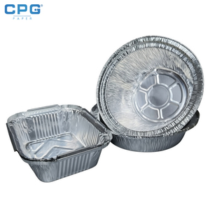 Conteneur en aluminium robuste à bord roulé et paroi ondulée, plusieurs tailles, pour la restauration et le traiteur - Product Image 1
