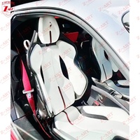 Kursi Serat Karbon Kering Z-ART SF90 untuk Ferrari 296 Kursi Bucket Serat Karbon Kering untuk Ferrari SF90 296