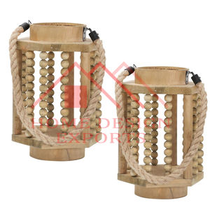 European Style Wooden Candle Floor <b>Lantern</b> for Outdoor Decor Wholesale Low Price Acacia Wood Hanging Candle <b>Lantern</b> Best Seller - Product Image 5
