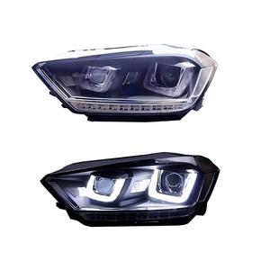 Phares LED pour <span class=keywords><strong>Sportsvan</strong></span>, ensemble de phares LED 2013-2019 <span class=keywords><strong>Golf</strong></span> DRL, clignotants, feux de route, lentille de phare - Product Image 1