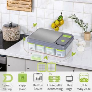 Multi-Functional Manual Plastic Stainless Steel Sustainable <b>Vegetable</b> Cutter Blades Kitchen Household Salad Dicer <b>Shredder</b> Hand - Product Image 6