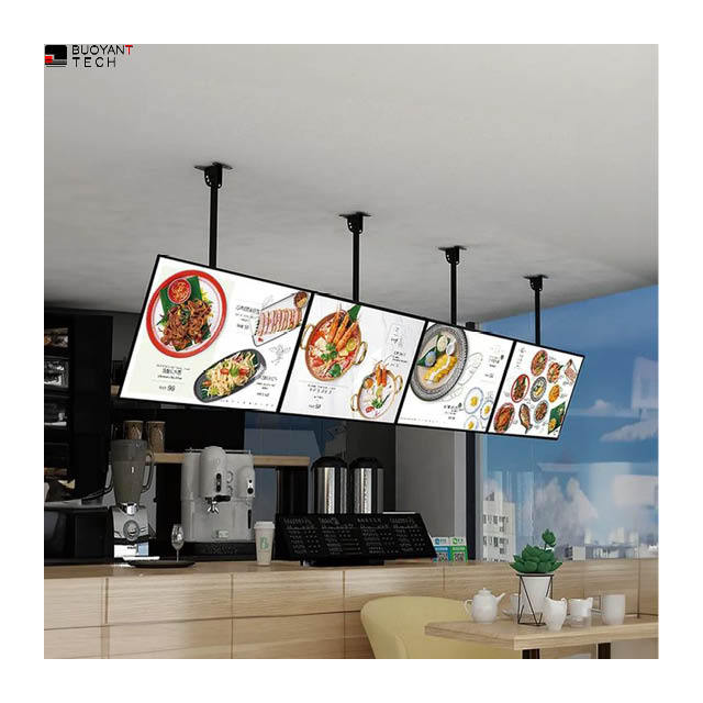Custom Restaurant A1 A2 Slim LED Menu Poster Frame Light Box Display for Advertising Table Top Ultra-thin Light Box