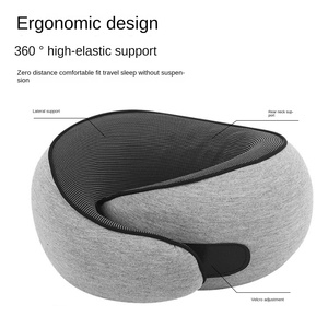 Hot Selling <strong>U</strong>-shaped Memory Foam Neck <strong>Pillow</strong> with Anti-Dust Mite Slow Rebound Portable for Aircraft Travel - Product Image 2