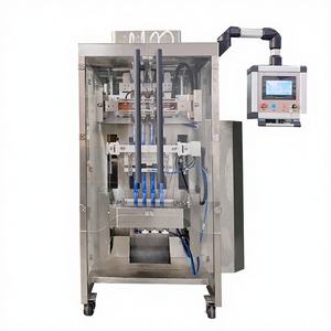 Machine de remplissage et de scellage verticale automatique multi-voies à 4 voies avec fonction d'emballage pour l'emballage de films alimentaires - Product Image 1