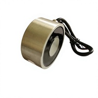 Imán Eléctrico Industrial Marca GD, Diámetro 80mm, 110v 220v CA, Fuerza de Retención 100kg, Electroimán de Elevación Modelo P8038