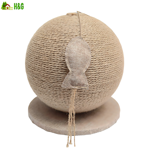 Offre Spéciale : <span class=keywords><strong>Griffoir</strong></span> Interactif Écologique pour <span class=keywords><strong>Chat</strong></span> – Design Moderne en Bois et Balle de Jute – Carton – Direct Usine Chine – Cadeau de Noël et du Nouvel An - Product Image 1