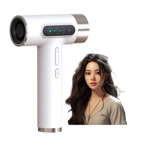 Portable Cordless Blow <b>Dryer</b> with LCD Display High Speed <b>Rechargeable</b> <b>Hair</b> <b>Dryer</b> - Product Image 1