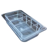 Plateaux à sucettes glacées en acrylique transparent pour présentoir à glaces