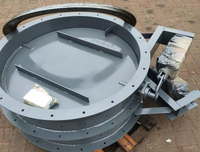 Vanne à lame d'air électrique à haute température Turbine pneumatique en acier inoxydable régulant la poussière de Ventilation manuelle papillon