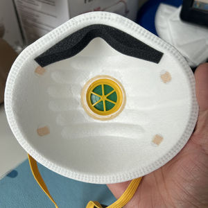 Fournitures de sécurité Masque FFP2 10 pièces 9009V Blanc avec valve FFP1 et FFP2 Demi-masques filtrants de particules Utilisation sûre du respirateur FFP2 - Product Image 3