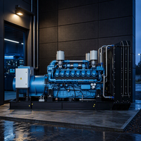 Generator Diesel Weichai 200-900KW Tugas Berat 1125kVA Tipe Terbuka 3 Fasa AC Set Pembangkit Tenaga