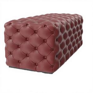 Xuanzhen Modern Living Room Furniture High Quality Italian Stool <b>Chair</b> Ottoman Bench Tufted Button Velvet Warehouse Hospital - Product Image 4