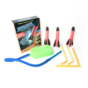Jinying Hot Selling EVA Foam Rocket Launcher for Kids Rocket <b>Toys</b> for Child Pedal Model Rocket - Product Image 3