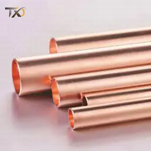 优质交流铜管1/2 “3/4” 美国材料试验学会AISI En 6毫米8毫米15毫米C12300 C12200 C11000纯99.99% 铜管
