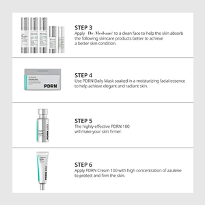 OEM PDRNフェイスPDRNエッセンスマスク エイジングケア PDRNコラーゲンメルティングパッチ ネックマスク 強力なシワ改善 - Product Image 3