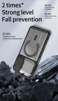 Coques de téléphone portable robustes avec béquille et protection d'objectif pour iPhone 18 17 16 15 14 13 Pro Max 11 Plus Samsung Xiaomi