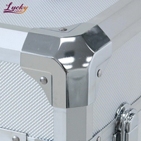 Valise professionnelle rigide en aluminium avec roulettes universelles, étanche et antichoc, personnalisable OEM/ODM, pour le transport et le rangement professionnel