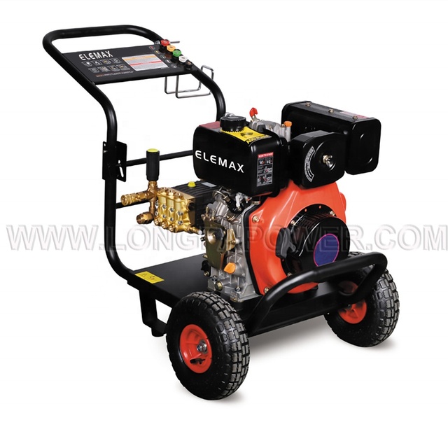 ELEMAX Electric & diesel High Pressure Washer 250bar 170bar Water Cleaner Washer Machine Equipment Water Jetting Machine Unit