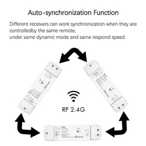 V1 + R6-1 RF LED Dimmer <span class=keywords><strong>Kit</strong></span> LED 2.4 Gam RF không dây dimmer điều khiển cho LED Strip ánh sáng - Product Image 6