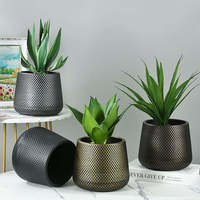 Support moderne d'extérieur bon marché pot de fleur décoratif vente écologique jardinières en plastique PE fleurs de jardin plantes vertes cactus grand pot