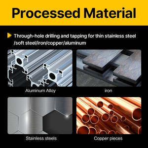 HUHAO HSS mata bor kustom M5/6/8, tiga dalam satu keran dilapisi Spiral ujung bor Tapp unit mata bor 2006281222 - Product Image 4