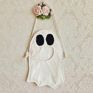 Bolsa de Lona Reutilizable para <span class=keywords><strong>Halloween</strong></span>, Bolsa para Guardar Dulces para Niños, Bolsa para Golosinas con Diseño de Fantasma - Product Image 3