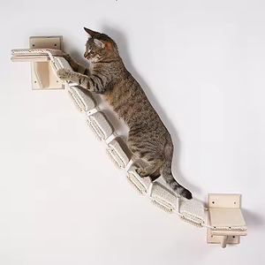 Mur d'escalade moderne en contreplaqué, échelle interactive en bois <span class=keywords><strong>pour</strong></span> chats, échelle murale durable <span class=keywords><strong>pour</strong></span> chats, structure d'escalade <span class=keywords><strong>pour</strong></span> chats - Product Image 2