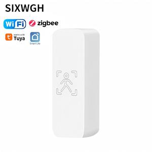 SIXWGH 5.8G Radar PIR capteur de <span class=keywords><strong>mouvement</strong></span> Tuya WiFi Zigbee maison barre de sécurité conception détecteur alarme pour Android détecte la présence humaine - Product Image 1