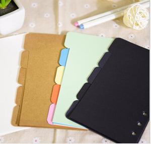 Bộ Chia Chất Kết Dính 5 Tab Màu A6 Có Thể Chèn Nhiều Màu Trang Chỉ Mục - Product Image 1